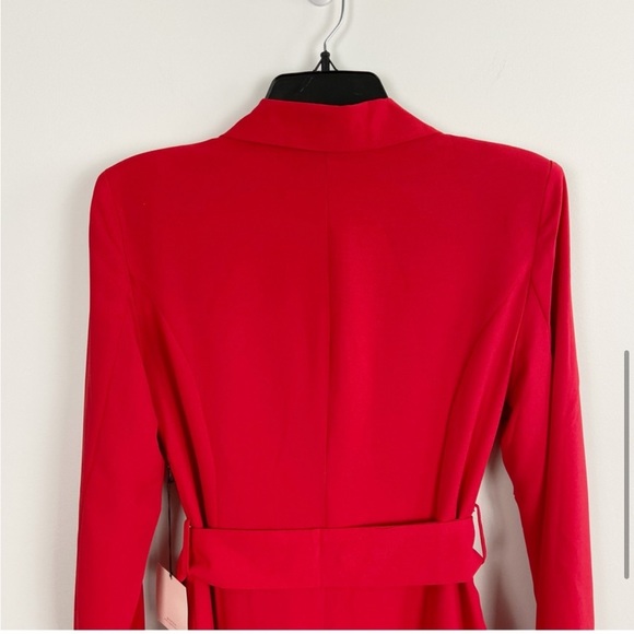 superdown Joan Belted Blazer Dress Red Mini - Picture 6 of 12